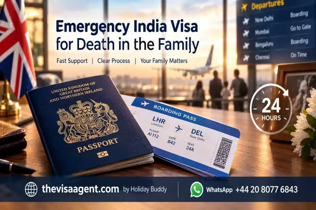 Emergency Visa for India Death in the Family