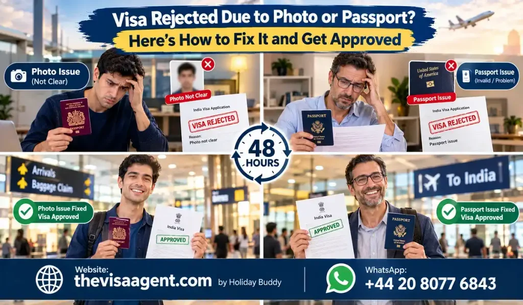 India visa rejected due to photo
